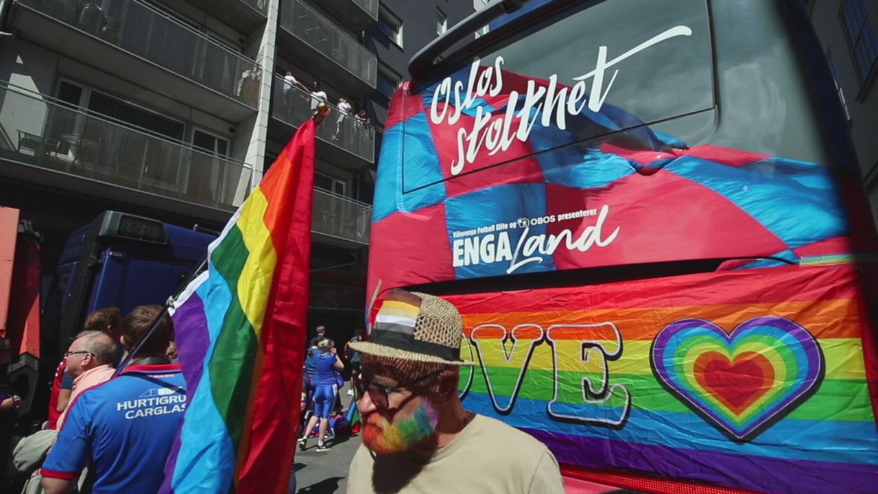 Slik feiret Vålerenga Pride
